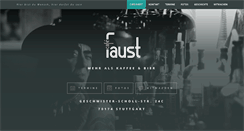 Desktop Screenshot of cafefaust.de
