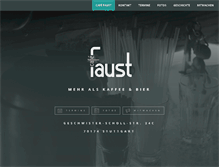 Tablet Screenshot of cafefaust.de